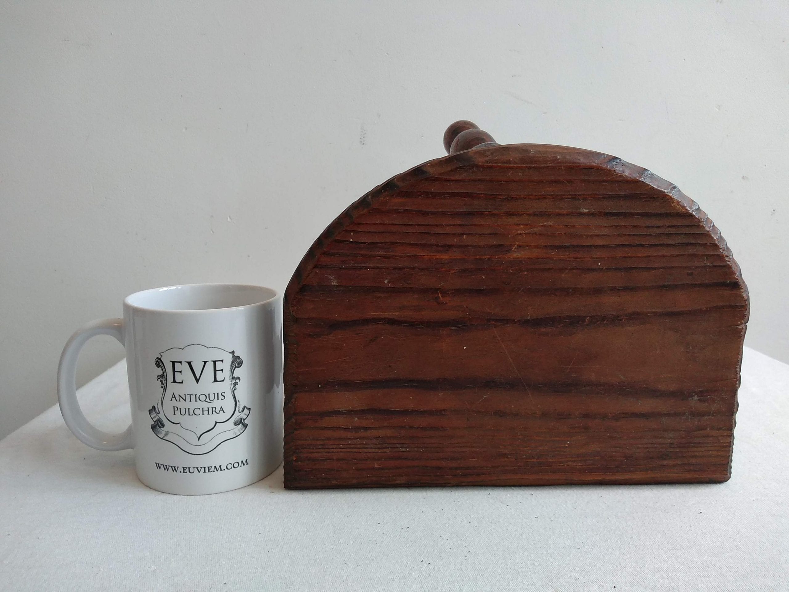 Vintage French Wooden Brown Natural Wood Small Milking Stand Display Rest Plinth Stool Chair Seating Prop c1960-1970’s 2 Vintage French Wooden Brown Natural Wood Small Milking Stand Display Rest Plinth Stool Chair Seating Prop c1960-1970's - Image 2