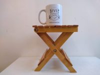 Alternative view of Vintage French Wooden Wood Folding Display Stand Rest Plinth Prop Plant Pot Ornament c1980-90's