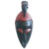 Vintage African Medium Wooden Bust Mask Wall Decor Intricate Carved Statue Carving Sculpture Wood Tribal Art c1970-80's