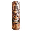 Vintage African Medium Wooden Bust Mask Wall Decor Intricate Carved Statue Carving Sculpture Wood Tribal Art c1980-90's