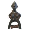 Vintage African Pulley Roller Woman Statue Figurine Male Primitive Carving Sculpture Wooden Tribal Art c1960-70's