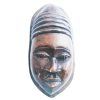 Vintage African Medium Wooden Bust Mask Wall Decor Intricate Carved Statue Carving Sculpture Wood Tribal Art c1960-70's