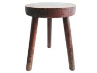 Vintage French Wooden Brown Natural Wood Small Milking Stand Display Rest Plinth Stool Chair Seating Prop c1970-1980’s Vintage French Wooden Brown Natural Wood Small Milking Stand Display Rest Plinth Stool Chair Seating Prop c1970-1980's