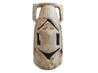 Vintage Egyptian Reproduction Ancient Egypt Soapstone Stone Carved Pot Vase Stand Display Jar Mantlepiece c1970-80’s Vintage Egyptian Reproduction Ancient Egypt Soapstone Stone Carved Pot Vase Stand Display Jar Mantlepiece c1970-80's