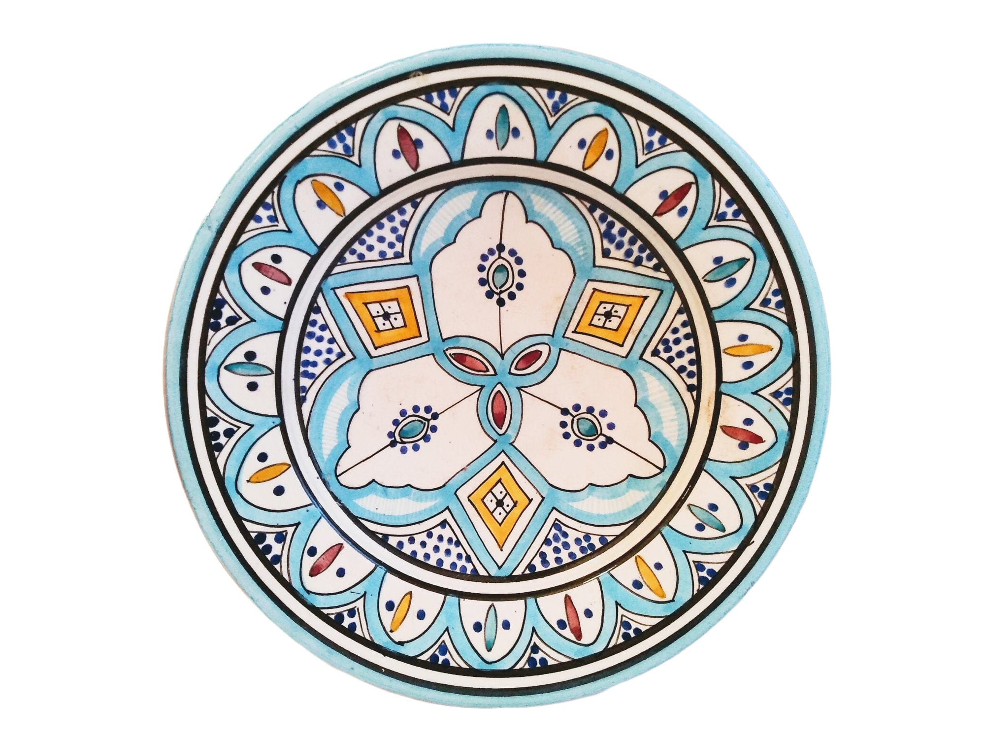 Moroccan serving dish top