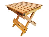 Vintage French Wooden Wood Folding Display Stand Rest Plinth Prop Plant Pot Ornament c1980-90's