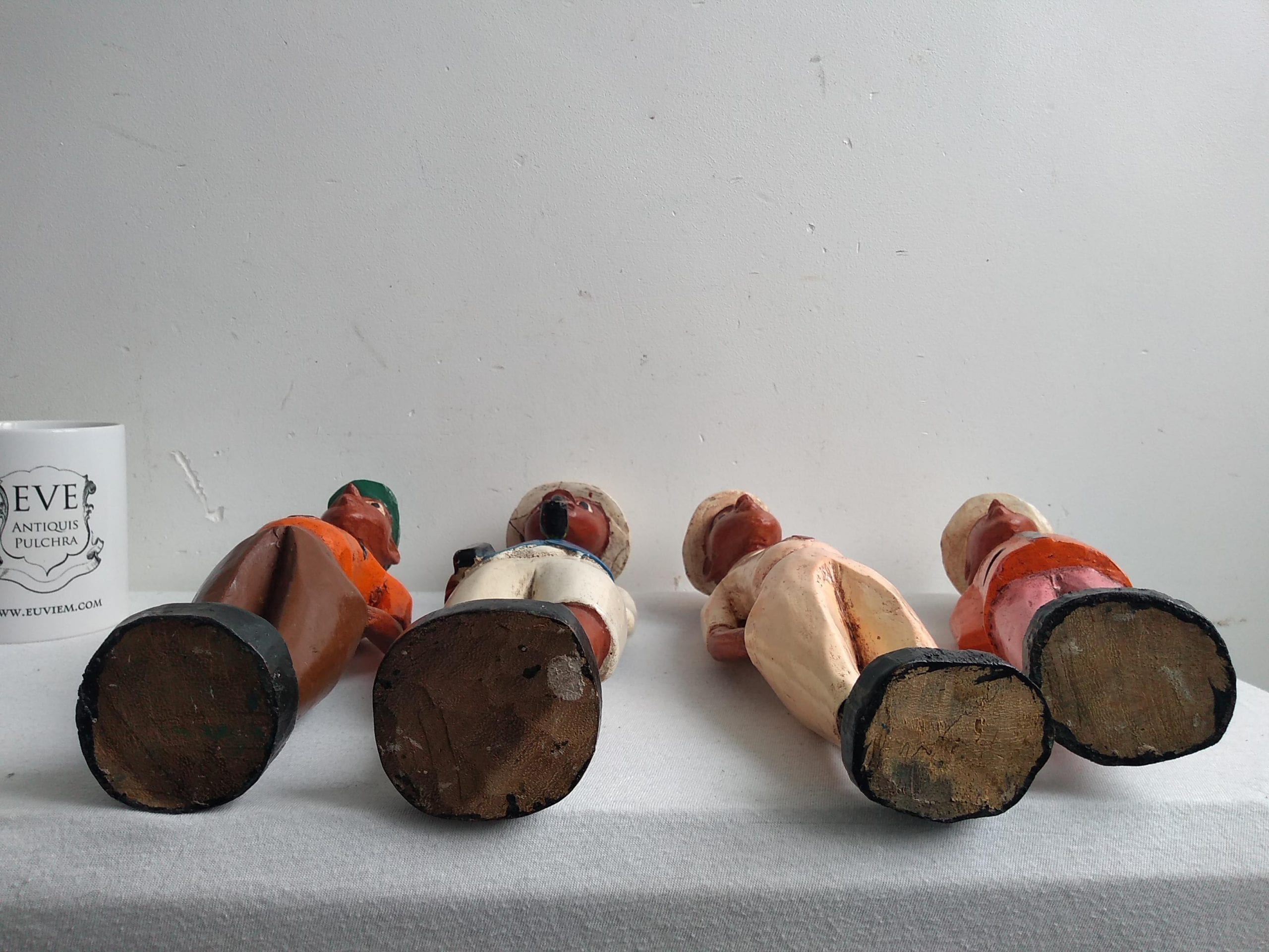 Vintage African Man Workman Tradesman Statue Figurine Male Carving Sculpture Wooden Primitive Tribal Art c1970-80’s 4 Vintage African Man Workman Tradesman Statue Figurine Male Carving Sculpture Wooden Primitive Tribal Art c1970-80's - Image 4