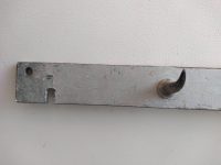 Alternative view of Vintage French Metal Wall Hanging Kitchen Rack Hooks Hanger Display Keys Tools Butcher Kitchen Game Commercial c1970-80's