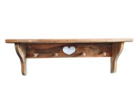 Vintage American Wood Wooden Brown Natural Wood Wall Fixing Peg Coat Hanger Kitchen Shelf Shelving Stand Heart c1980-1990’s Vintage American Wood Wooden Brown Natural Wood Wall Fixing Peg Coat Hanger Kitchen Shelf Shelving Stand Heart c1980-1990's