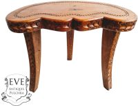 Vintage French Small Stool Table Wooden Wood Chair Seat Side Stand Flower Pot Ornament Display Shelf Prop circa 1960-70’s Vintage French Small Stool Table Wooden Wood Chair Seat Side Stand Flower Pot Ornament Display Shelf Prop circa 1960-70's