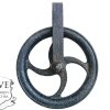 Antique French Wheel Pulley Large Well Barn Industrial Agricultural Farm Commercial Shop Pull Decor Functional c1910-30's