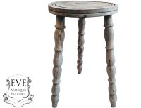 Vintage French Wooden Brown Natural Wood Small Stand Stool Chair Display Rest Plinth Seating Seat Prop Plant c1960-1970’s Vintage French Wooden Brown Natural Wood Small Stand Stool Chair Display Rest Plinth Seating Seat Prop Plant c1960-1970's