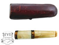 Vintage French Cigarillo Cigarette Cigar Holders Mouthpieces Cigarettes Smoking Tobacciana Accessory Costume Prop c1940's