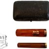Vintage French Cigarillo Cigarette Cigar Holders Mouthpieces Cigarettes Smoking Tobacciana Accessory Costume Prop c1950's
