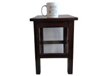 Alternative view of Vintage French Studio Stool Wood Wooden Small Chair Seat Table Stand Plinth Display Art Kitchen Industrial Workshop c1960's