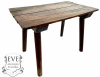 Vintage French Wooden Brown Natural Wood Small Pot Plant Ornament Stand Display Rest Plinth Presentation Prop circa 1990's