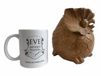 Alternative view of Vintage French Owl Wooden Bird Carving Ornament Figurine Sculpture Statue Display Gift Present Wood c1980-90's