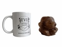 Alternative view of Vintage Thai Weeping Praying Buddha Meditating Yogi Yoga Asian Wood Carving Altar Piece Englighted Meditation Peace c1990's