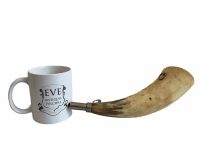 Alternative view of Vintage French Modele Elless String Hanging Horn Loud Instrument Warning Protesting Hunting Necklace circa 1960-70's