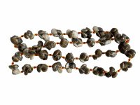 Alternative view of Vintage French Shell Necklace Jewellery Jewelry Natural Organic Back To Nature Hand Made One Off Piece c1980-90's