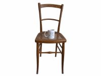 Alternative view of Vintage French Wooden Brown Natural Wood Woven String Stool Chair Stand Display Rest Plinth Seating Prop circa 1930-1940's