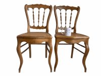 Alternative view of Vintage French Wooden Brown Natural Wood Woven Cane Work Stool Chair Stand Display Rest Plinth Seating Prop circa 1960-70's