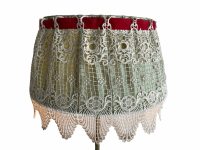 Alternative view of Vintage French Tall Floor Standing Brass Metal Lace Finished Electric Light Lantern Candle Lamp Decor Design c1960's