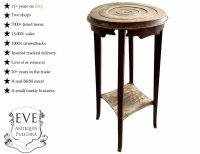 Vintage French Old Worn Plant Pot Stand Table Wooden Wood Side Plinth Flower Ornament Display Shelf Prop c1950-60's