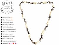 Vintage French Shell Necklace Jewellery Jewelry Natural Organic Back To Nature Hand Made One Off Piece c1980-90's