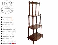 Vintage French Wooden Shelf Wood Stand Ornament Display Rack Kitchen Bathroom Display Sideboard Standing circa 1980-90's