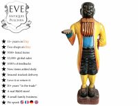 Antique Dutch Butler Suited Gentleman Ornament Large Decorative Wooden Wood Carved Ornament Statue Figurine Heavy c1910-20's