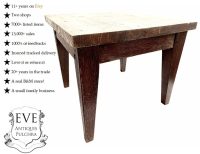 Vintage French Table Small Tiny Wooden Wood Side Stand Flower Pot Ornament Stand Display Prop Simple Design circa 1960-70's