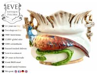 Antique French Marriage Wedding Bud Vase Ceramic Globe de Mariée Mairee Globe Gift Dome Presentation Decorative c1850-1900's