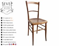 Vintage French Wooden Brown Natural Wood Woven String Stool Chair Stand Display Rest Plinth Seating Prop circa 1930-1940's