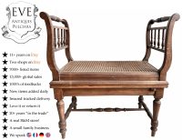 Antique French Wooden Folding Lattice Wood Bidet Birthing Gynaecological Chair Stool Chair Display Rest Seating c1910's