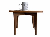 Alternative view of Vintage African Cameroon Bamoun Wooden Hand Carved Natural Wood Small Side Table Stand Display Plinth Tribal Art c1970-80's