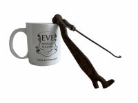 Alternative view of Vintage French Drain Manhole Plate Lifting Lever Hook Tools Tool Industrial Agricultural Old circa 1940-50's