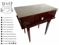 Vintage French Wooden Small Nightstand Sideboard Bedside Cabinet Rest Cupboard Small Storage Unit Wood Display c1950-60's