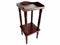 Vintage French Painted Bergundy Brown Wood Floor Standing Small Sideboard Storage Cabinet shelf box cupboard circa 1970-80's