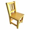 Vintage French Small Childs Childrens Kids Toy Doll Wooden Wood Chair Seat Display Decorative Hand Made circa 1980-90's