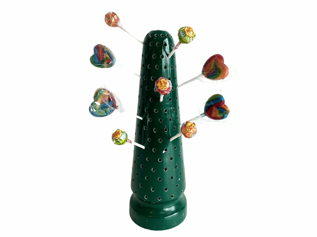 Vintage French Shop Counter Lollipop Holder Display Sweet Shop Candy Store Wood Wooden Retail Wedding Prop Stand c1950-60's