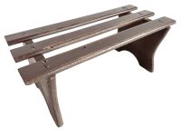 Vintage French Bench Stool Small Tiny Table Wooden Wood Chair Seat Side Stand Flower Pot Display Shelf Prop c1960-70's