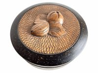 Vintage French Wooden Wood Storage Box Tobacco Jewellery Knick Knacks Jewelry Case Display Table circa 1950-60's