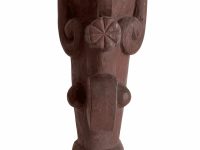 Alternative view of Vintage Borneo Medium Wooden Bust Mask Wall Decor Intricate Carved Statue Carving Sculpture Wood Tribal Art c1970-80's