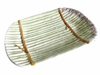 Vintage Italian Ceramic Green Asparagus Decorative Serving Bowl Dish Platter Plate Display c1960-70's