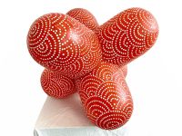 Vintage French Designer Prototype Molecule Pendant Light Lampshade Light Hanging Electric Lamp Shade Decor Design c1970-80's