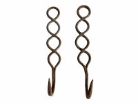 Vintage French Large Butcher Meat Kitchen Hanging Hook rustic rural rusty shop display agricultural industrial c1930-50's