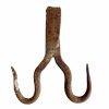 Vintage French Large Butcher Meat Kitchen Hanging Hook rustic rural rusty shop display agricultural industrial c1930-50's