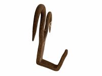 Alternative view of Vintage French Large Butcher Meat Kitchen Hanging Hook rustic rural rusty shop display agricultural industrial c1930-50's
