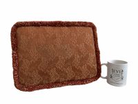 Alternative view of Vintage French Stool Cushioned Small Wooden Wood Side Stand Flower Pot Ornament Display Foot Rest Design c1950-60's